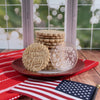 Embossed 4th of July Cookie Stamp - Happy 4th
