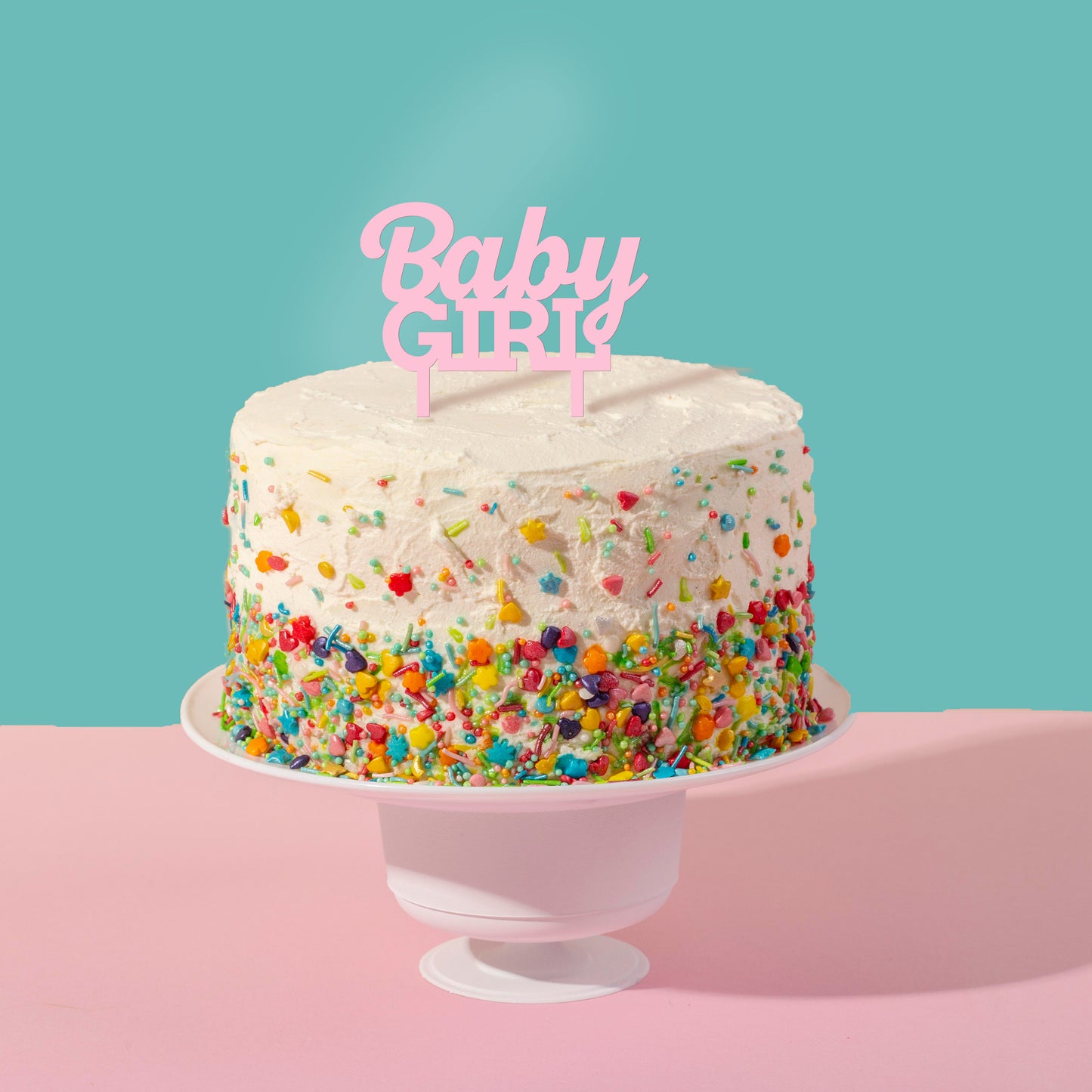 Baby Girl Cake Topper