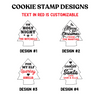 Custom Christmas Tree Cookie Stamp