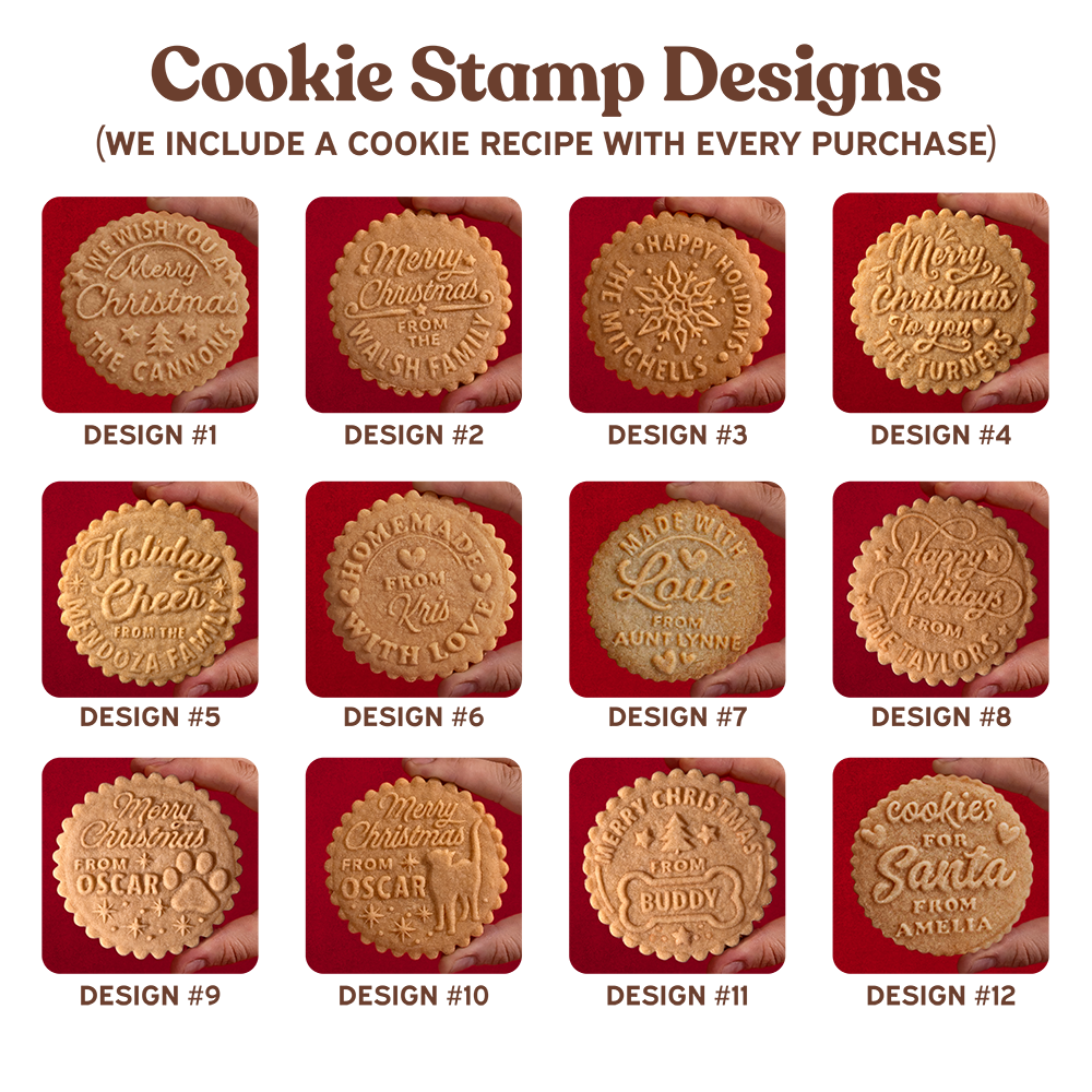 Custom Christmas Cookie Stamp