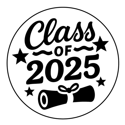 Embossed Graduation Cookie Stamp - Class of 2025
