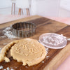 Custom Embossed Wedding Cookie Stamp - Design W6