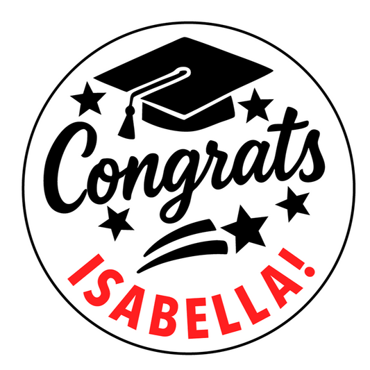 Embossed Graduation Cookie Stamp - Custom Grad