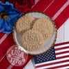 Embossed 4th of July Cookie Stamp - USA Est. 1776