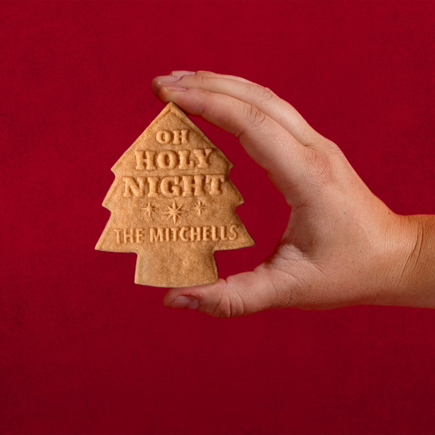 Custom Christmas Tree Cookie Stamp