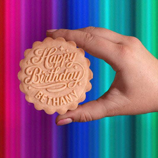 Embossed Birthday Cookie Stamp