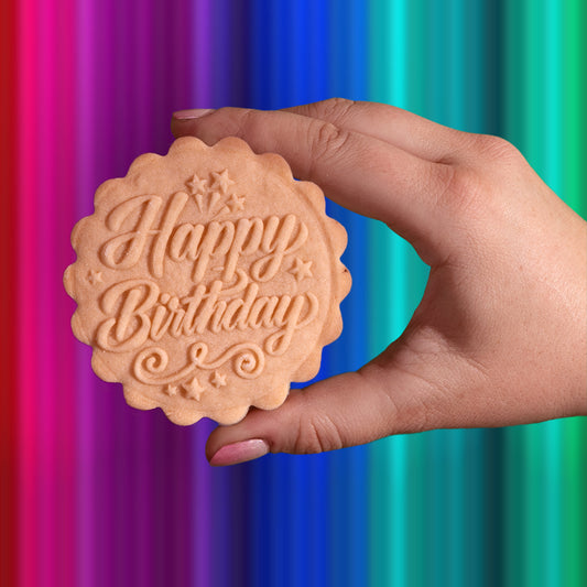 Embossed Birthday Cookie Stamp