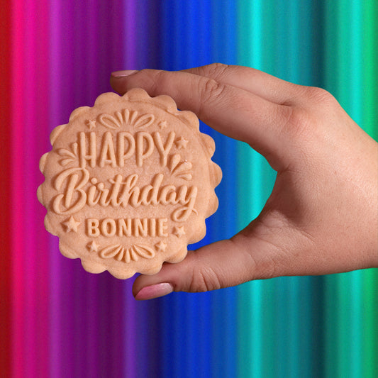 Embossed Birthday Cookie Stamp