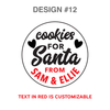 Custom Christmas Cookie Stamp