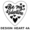 Embossed Valentines Day Cookie Stamp - Homemade With Love