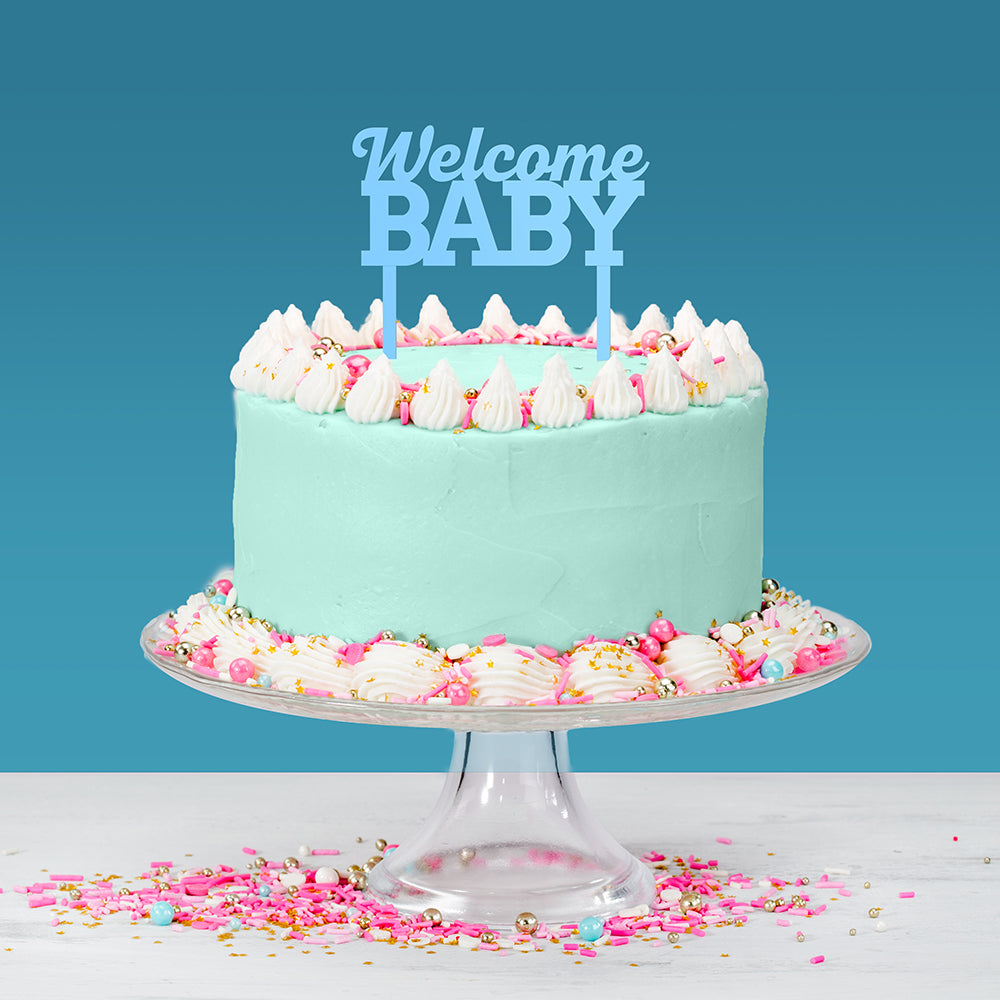 Welcome Baby Cake Topper